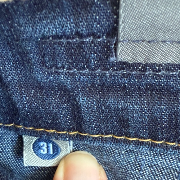 Citizens Of Humanity Ava Dark Blue Low Rise Straight Leg Jeans Size 31 - Picture 4 of 10